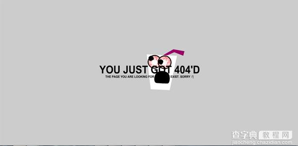 40个创意有趣的404页面设计（上）9