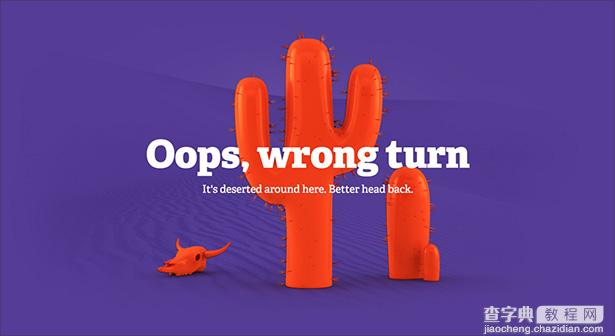 23个创意404错误页面设计8