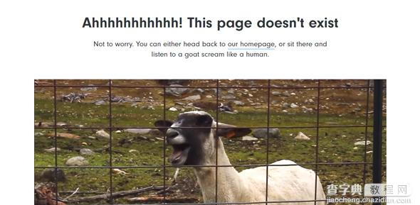 40个创意有趣的404页面设计（上）1