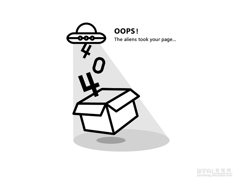 30个清新创意的404页面欣赏14