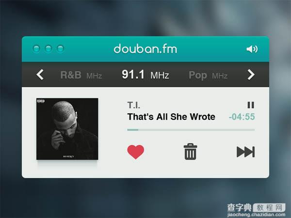 30个收音机app界面UI设计欣赏9
