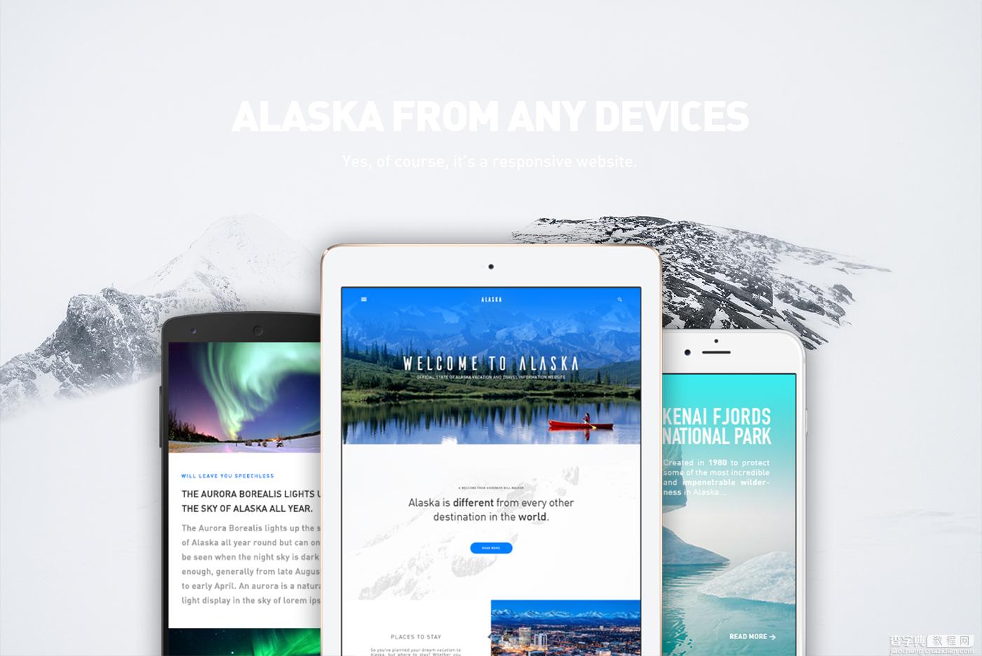 网页设计欣赏-This is Alaska3