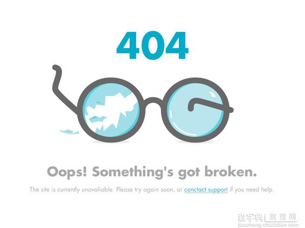 30个清新创意的404页面欣赏24