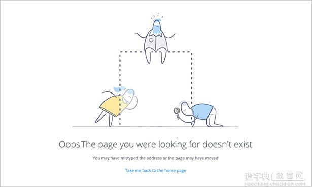 23个创意404错误页面设计1