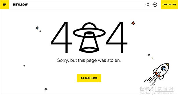 23个创意404错误页面设计2
