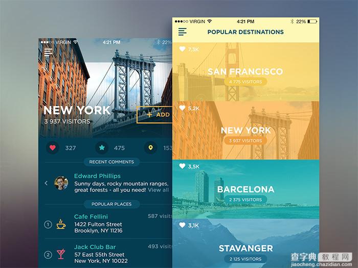 20个旅游App界面UI设计欣赏1