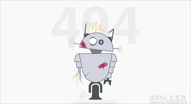 23个创意404错误页面设计3