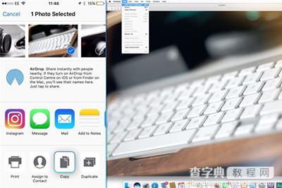 iPhone复制的内容粘贴到Mac方法3