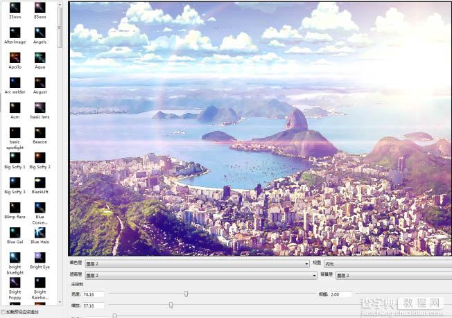PS利用滤镜把风景图片转为动画片场景效果11