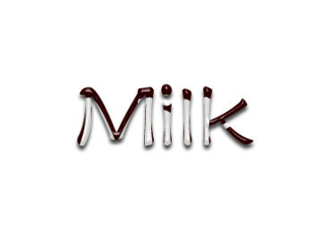 Photoshop制作可爱的牛奶巧克力文字1