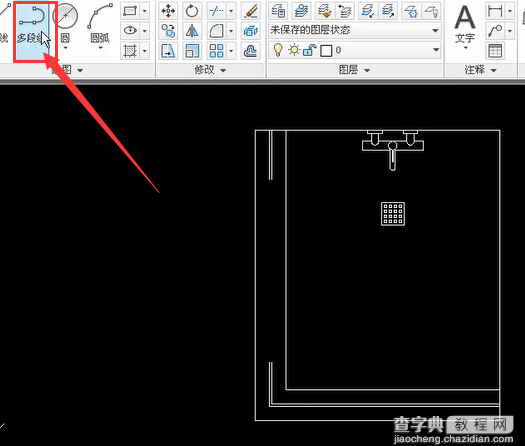 CAD教程：CAD怎么绘制多段线3