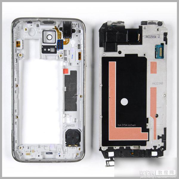 三星S5拆机过程详细图解 与iPhone5s截然不同的指纹传感器8
