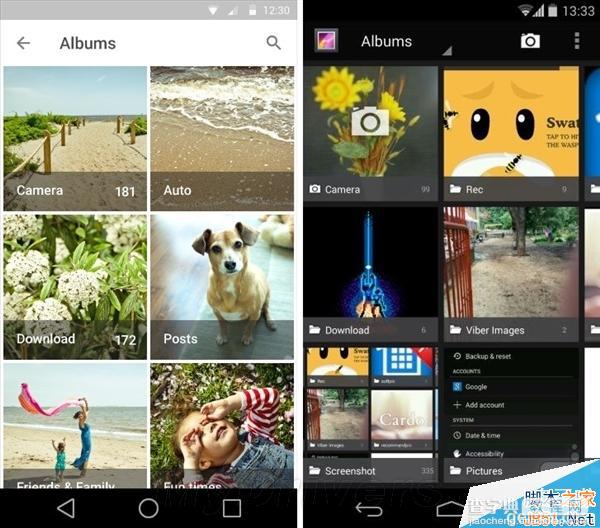 Android L和Android 4.4有什么区别？Android L和Android 4.4对比图赏16