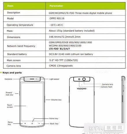 oppo n1 mini手机配置怎么样 oppo n1迷你版配置参数简单介绍1