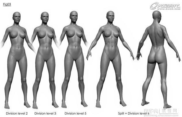 3DMAX打造超酷的次世代女机器人角色教程4