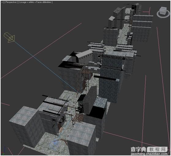 3DSMax渲染教程：渲染战后古城场景图8