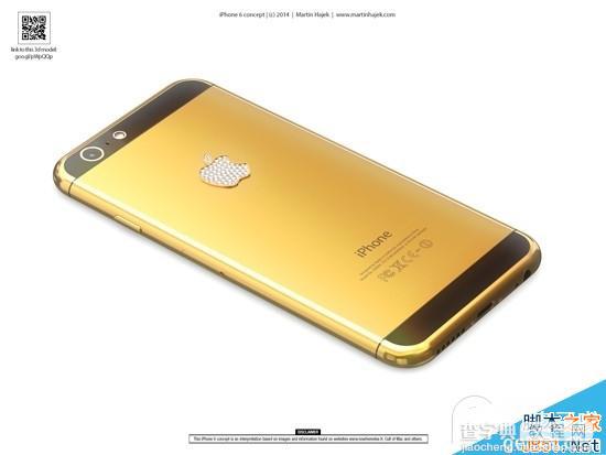 比土豪金还黄的iPhone6渲染图曝光 钻石标志亮瞎眼5