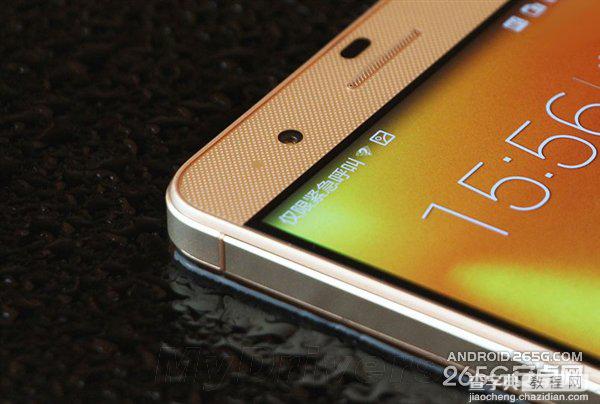 荣耀6Plus 土豪金色双4g版手机开箱图赏:很闪眼1
