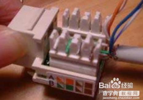 网线插座接法、网线模块制作及其安装方法4