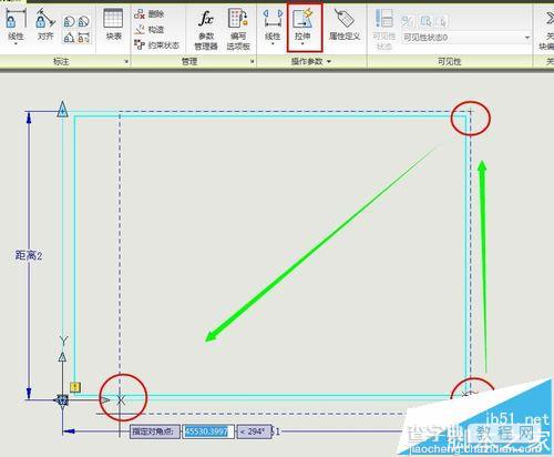 cad图框块怎么放大? CAD块编辑工具制作一个任意拉伸图框的教程3