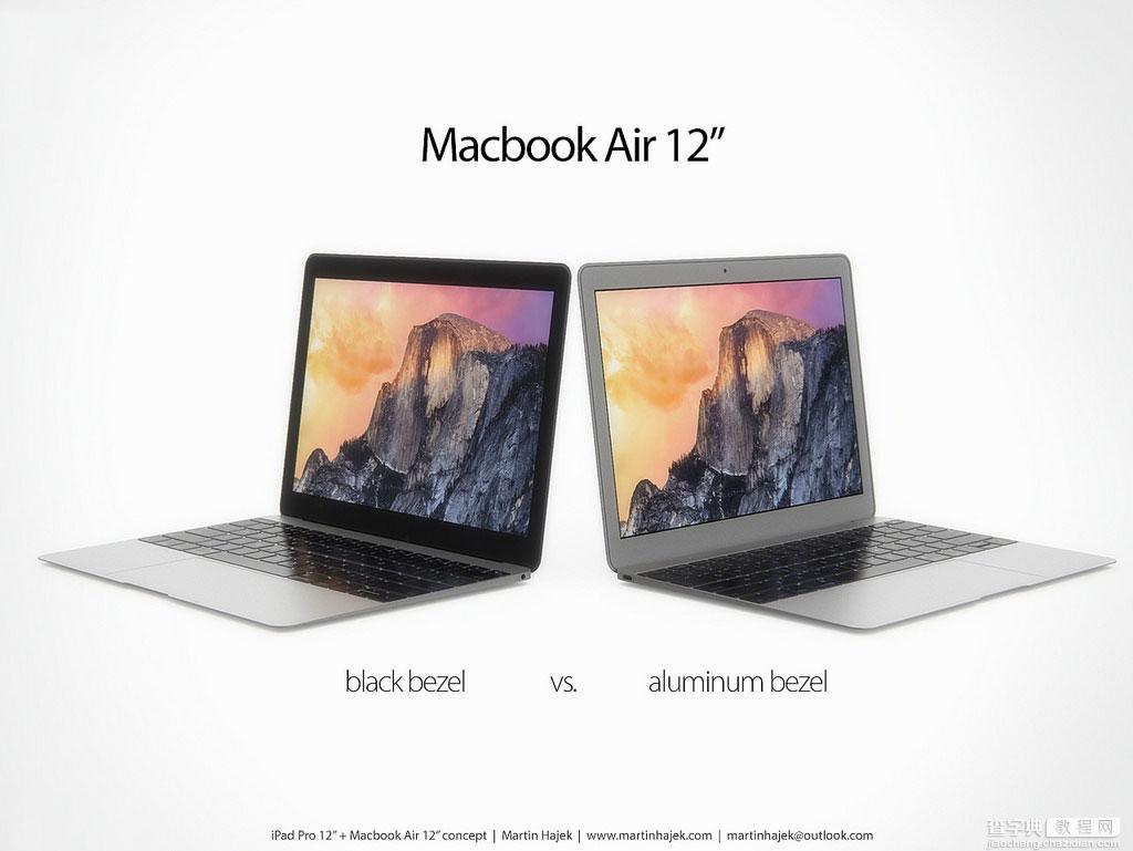 iPad Pro对比12寸MacBook Air 3D概念图赏9