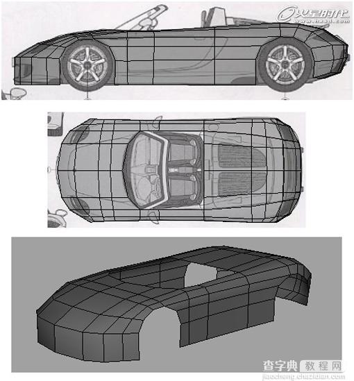 MAYA打造超酷逼真的保时捷GT-卡雷拉模型8