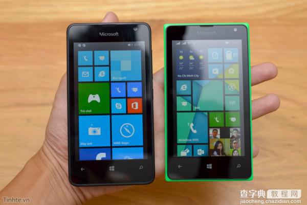 微软Lumia 430/435有什么区别？Lumia 430/435真机上手机对比2
