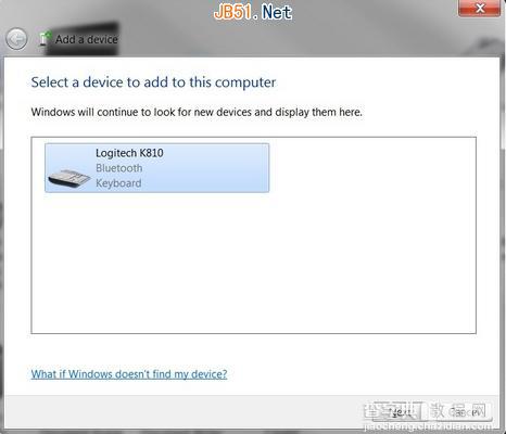 罗技K810系列蓝牙键盘连接到Windows7或Windows8计算机图文教程分享7