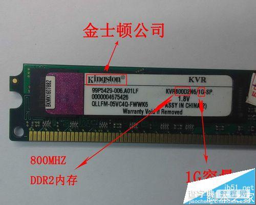 DDR1 DDR2 DDR3内存条有什么区别?怎么区分?5