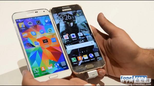 同门对决 三星Galaxy S6和前代S5真机上手对比1