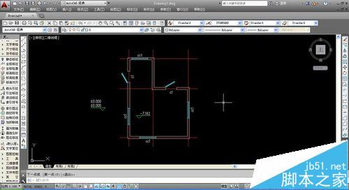 CAD怎么绘制基础图纸并添加标高?1