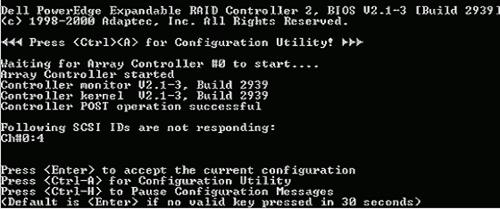 DELL服务器RAID5磁盘阵列配置图解1