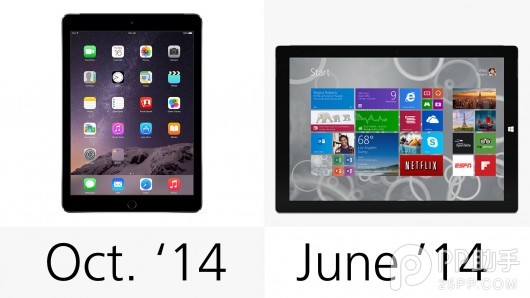 iPad Air2与Surface Pro3哪个好？Surface Pro3和iPad Air2参数配置区别对比22