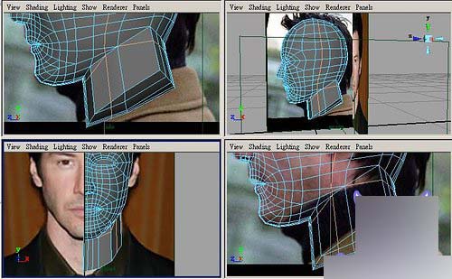 Maya制作人物头部polygon建模33