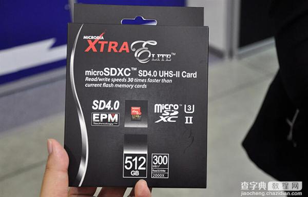 全球首款512GB Micro SD卡现身：读写达到300MB/s1