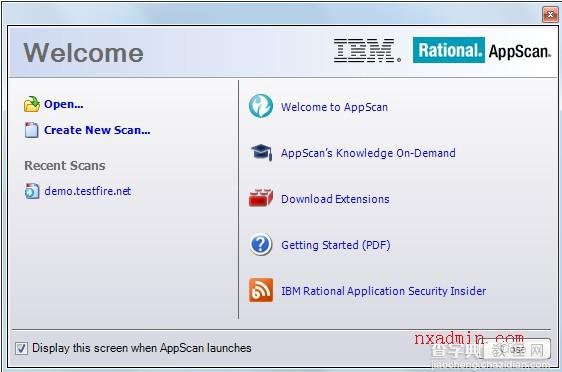 安全测试工具 IBM Rational AppScan 英文版使用详细说明(图文)1