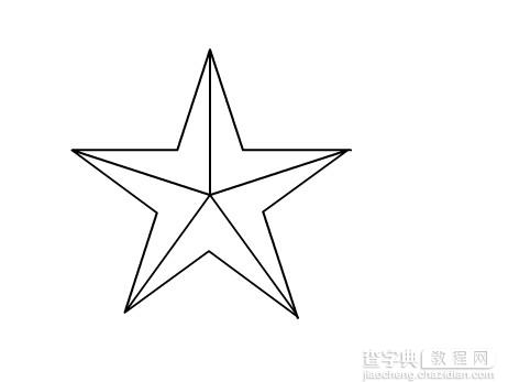 教你用flash画一个漂亮标准的立体五角星17