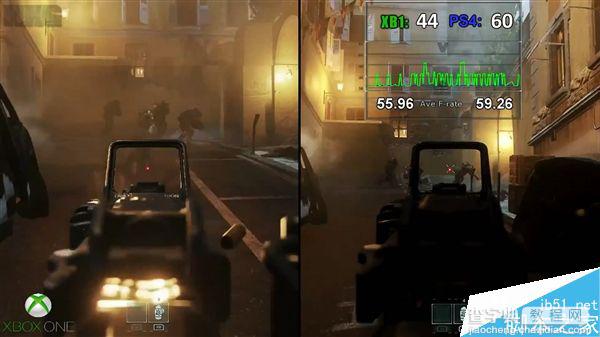 PS4和Xbox One版本使命召唤13帧率对比测试视频7