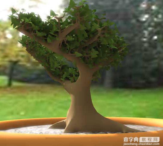 3ds Max制作可爱的3D卡通树木17