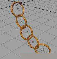 Maya绘制摆动的链子的实例教程20