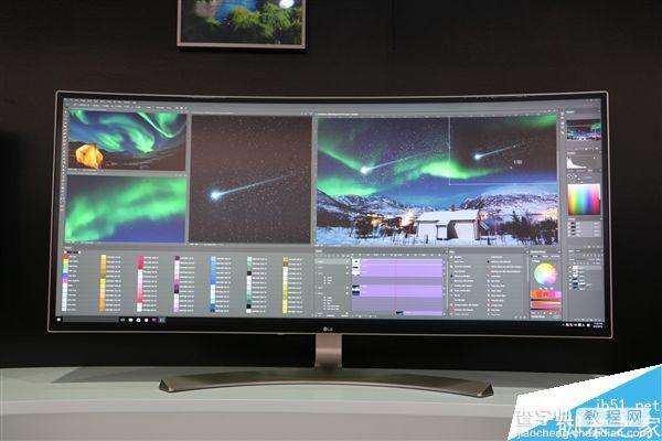 世界最大的LG 21:9曲面超宽屏显示器图赏:惊人的37.5寸1