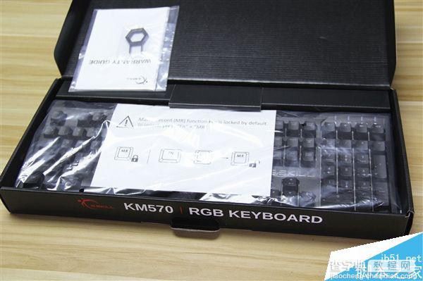 芝奇KM570背光机械键盘红轴版本图赏:原厂樱桃轴25