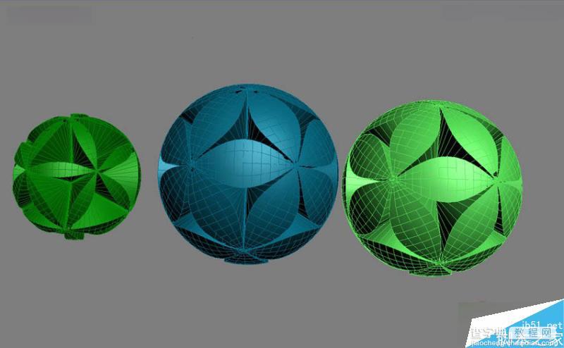 3DMAX制作一个简单漂亮的绣球模型效果图18