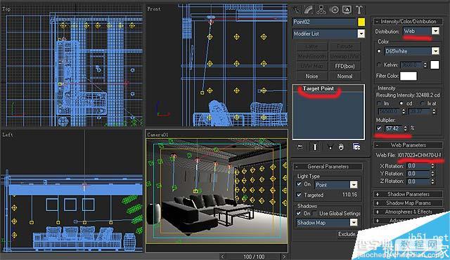 3DSMAX各个环境下室内布光的方法和技巧9