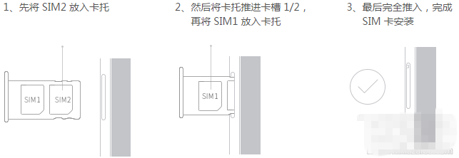 荣耀7i怎么插卡？华为荣耀7i手机SIM卡/TF卡安装图文详解2