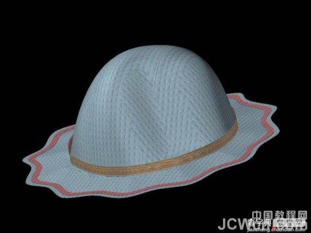 AutoCAD 2011教程：用曲面命令制作一顶三维帽子建模15