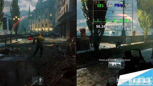 PS4和Xbox One版本使命召唤13帧率对比测试视频6