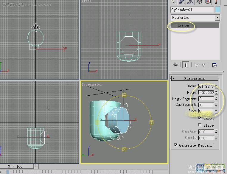 3D MAX制作水笼头建模教程7