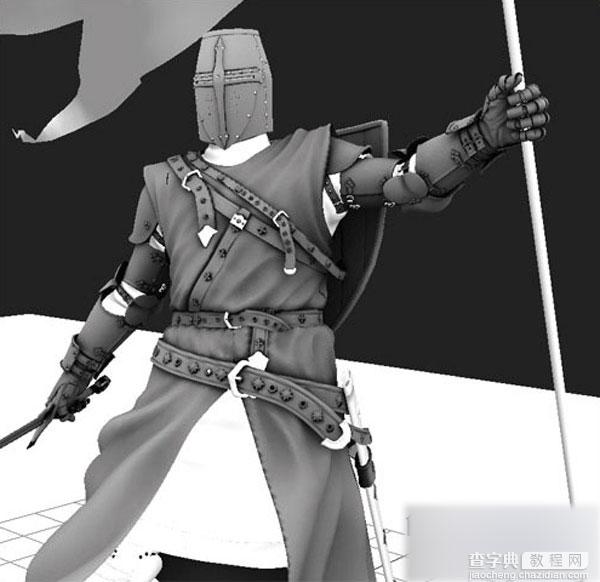 3DSMAX制作超酷逼真的十字军角色11