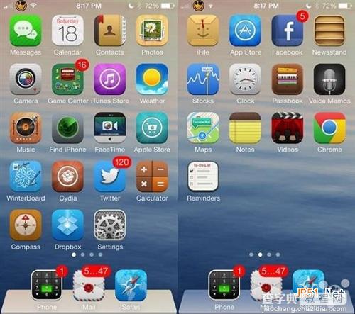 超精美主题Ayecon已更新支持苹果iOS7附下载1